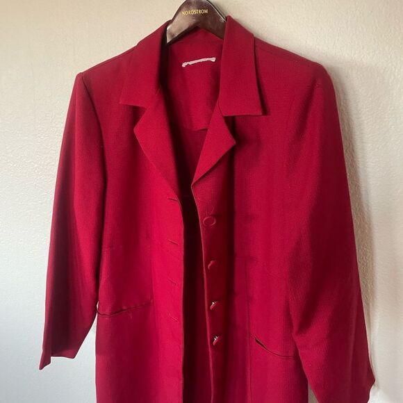 Red blazer jacket - Picture 4 of 4